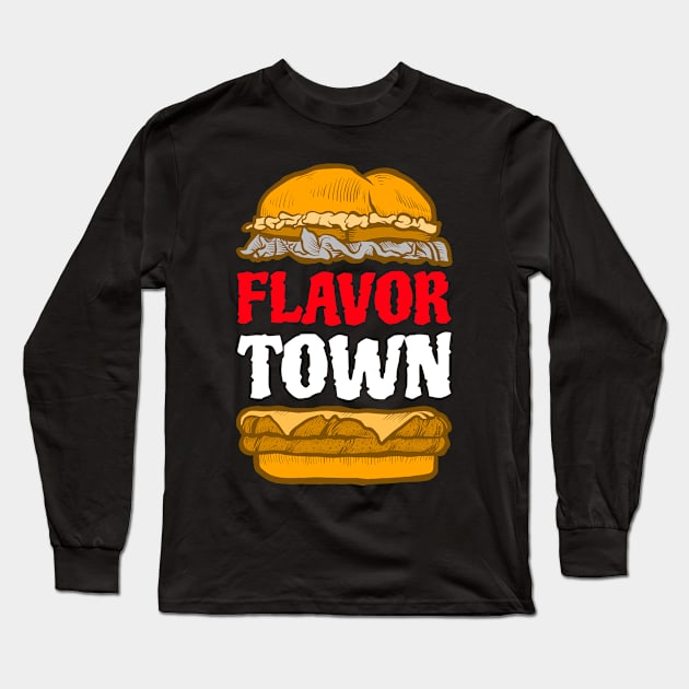 Flavortown Long Sleeve T-Shirt by rumsport